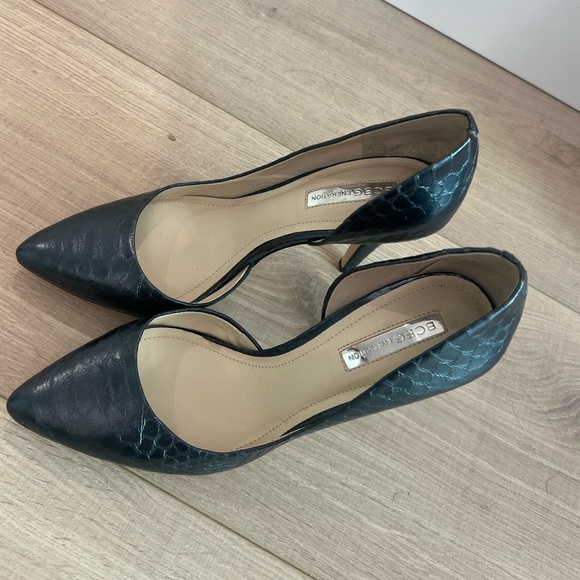 BCBGeneration Snakeskin Heels - Picture 3 of 5